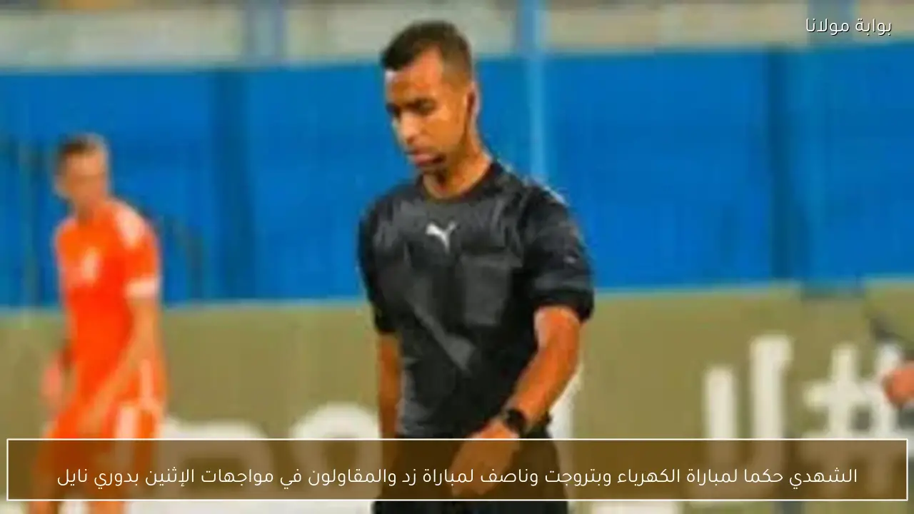 الشهدي حكما لمباراة الكهرباء وبتروجت وناصف لمباراة زد والمقاولون في مواجهات الإثنين بدوري نايل