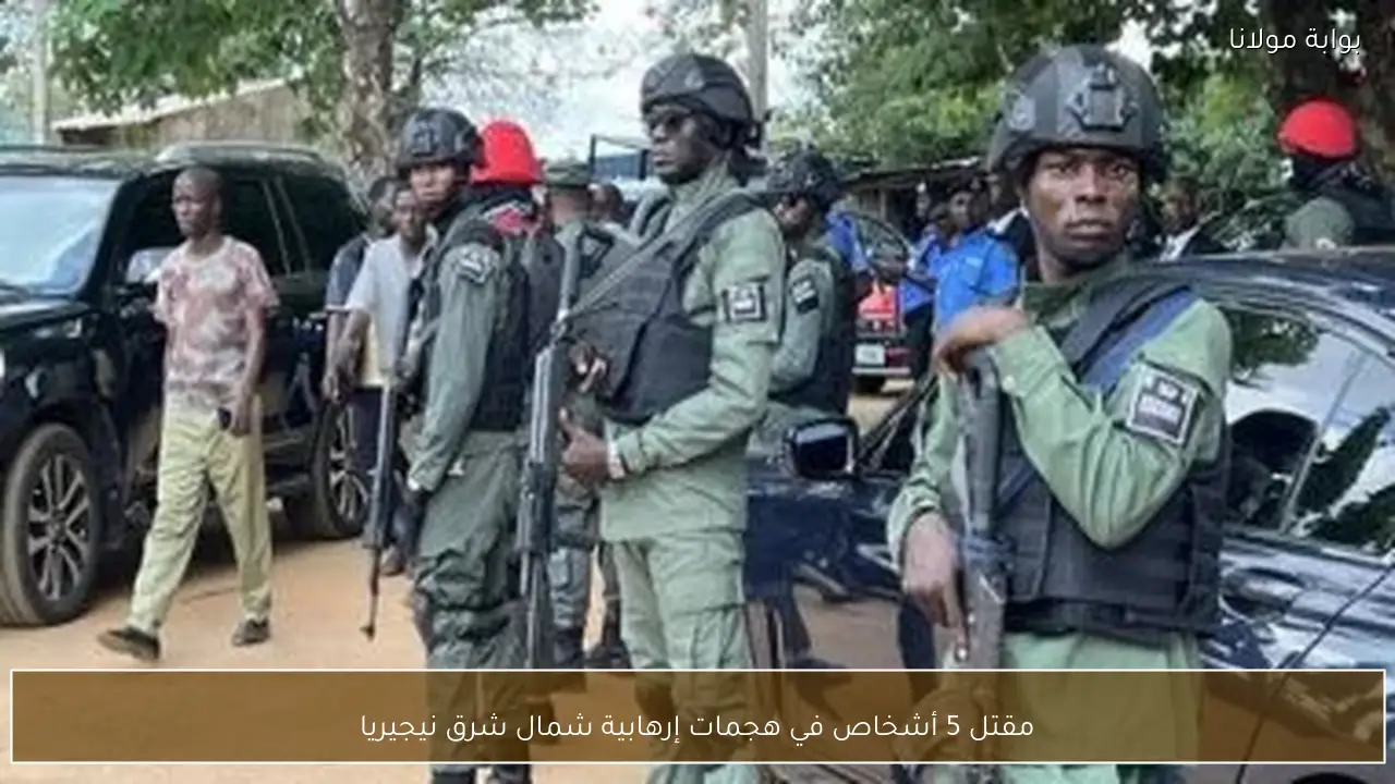 مقتل 5 أشخاص في هجمات إرهابية شمال شرق نيجيريا