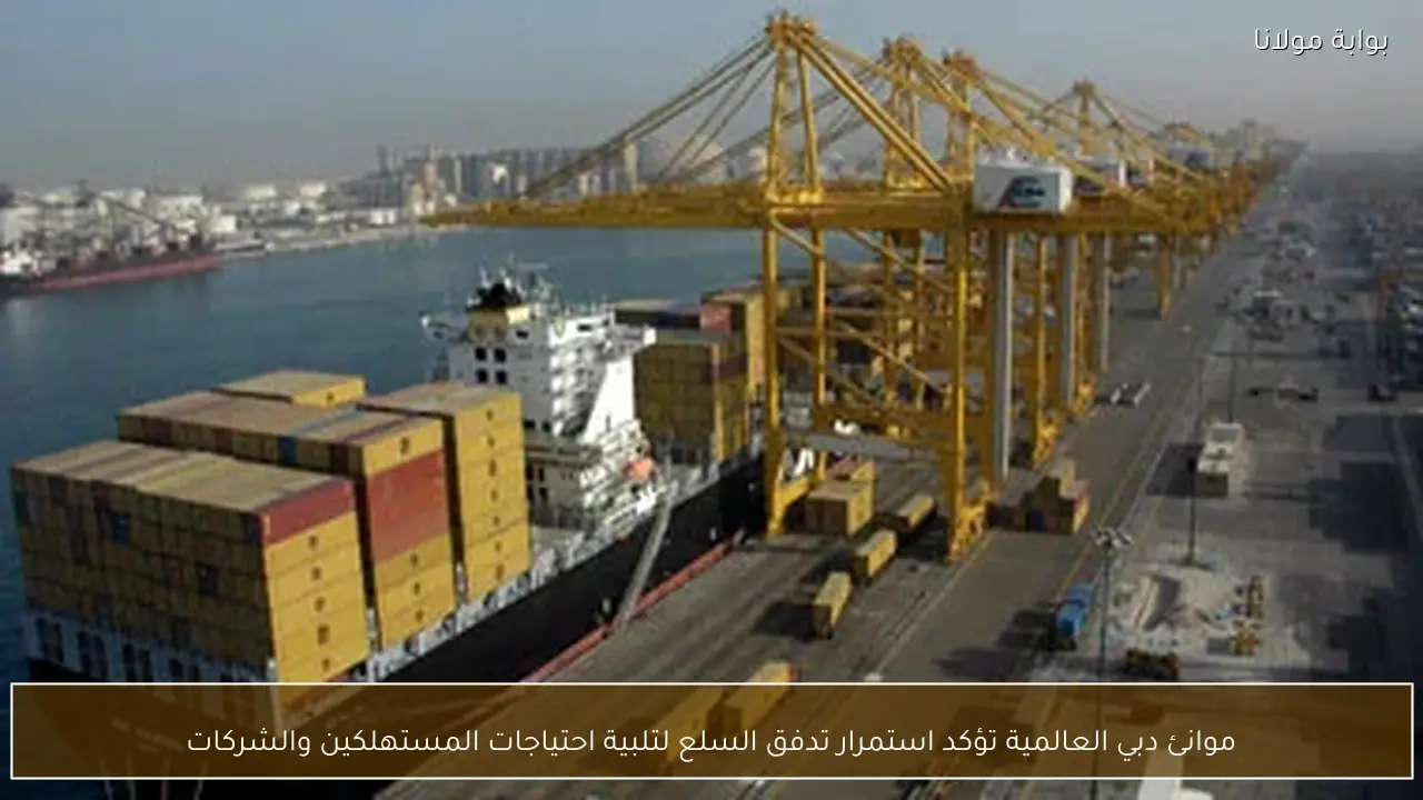 موانئ دبي العالمية تؤكد استمرار تدفق السلع لتلبية احتياجات المستهلكين والشركات