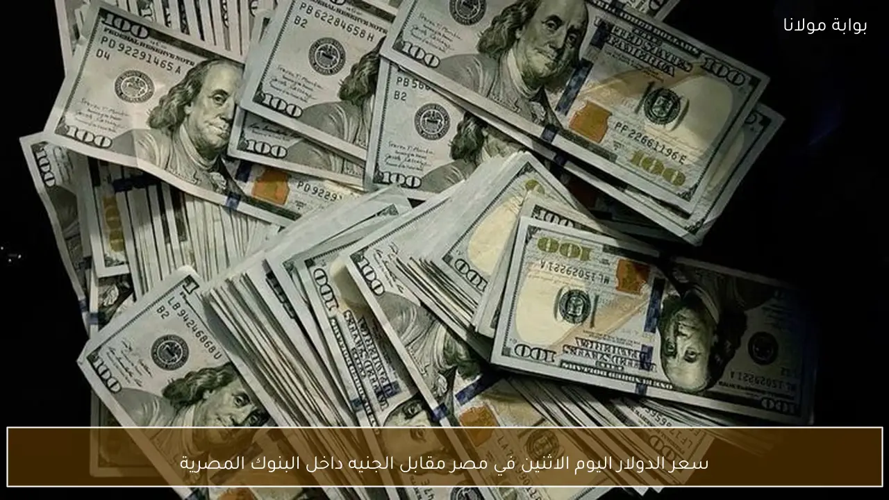 سعر الدولار اليوم الاثنين في مصر مقابل الجنيه داخل البنوك المصرية