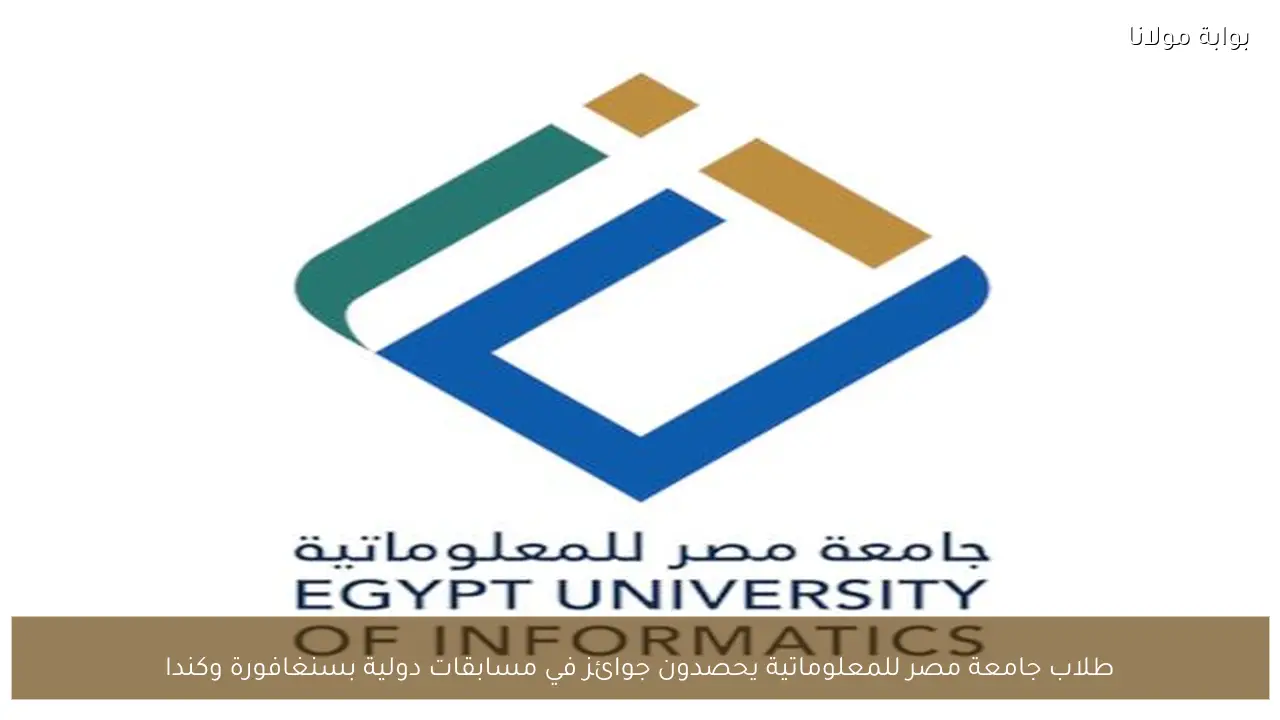 طلاب جامعة مصر للمعلوماتية يحصدون جوائز في مسابقات دولية بسنغافورة وكندا