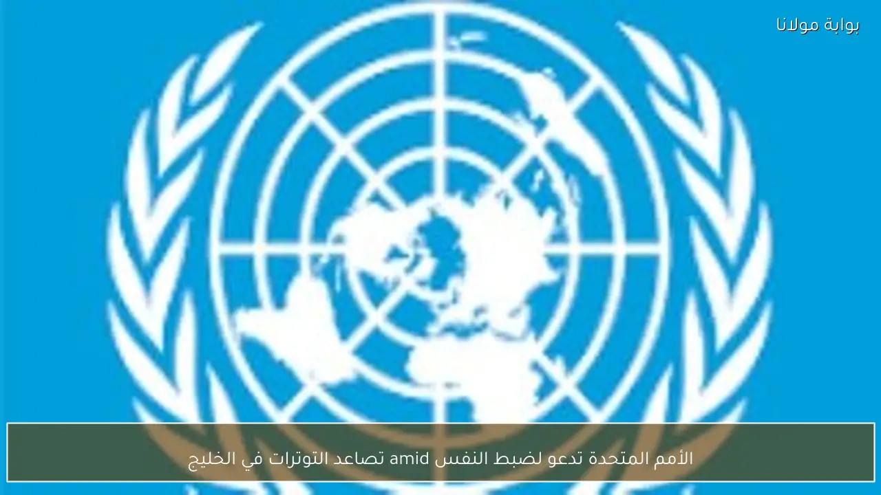 الأمم المتحدة تدعو لضبط النفس amid تصاعد التوترات في الخليج