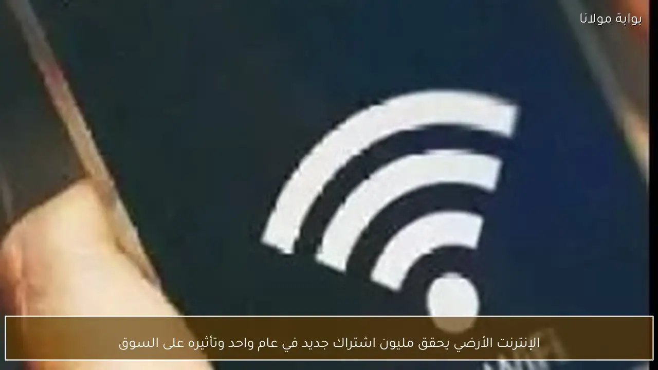 الإنترنت الأرضي يحقق مليون اشتراك جديد في عام واحد وتأثيره على السوق