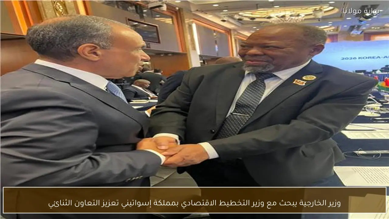 وزير الخارجية يبحث مع وزير التخطيط الاقتصادي بمملكة إسواتيني تعزيز التعاون الثنائي