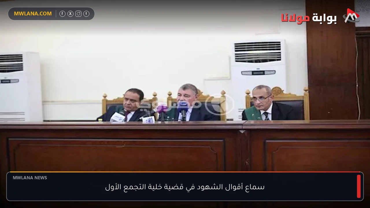 سماع أقوال الشهود في قضية خلية التجمع الأول