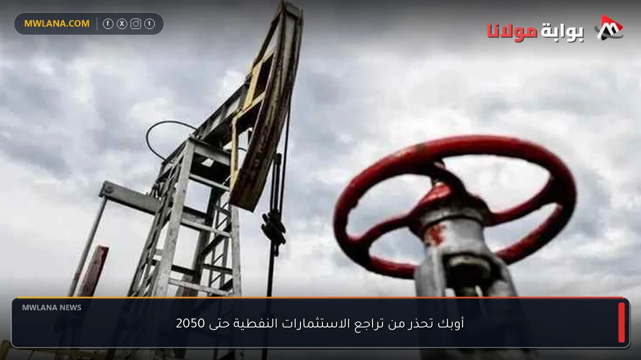 أوبك تحذر من تراجع الاستثمارات النفطية حتى 2050