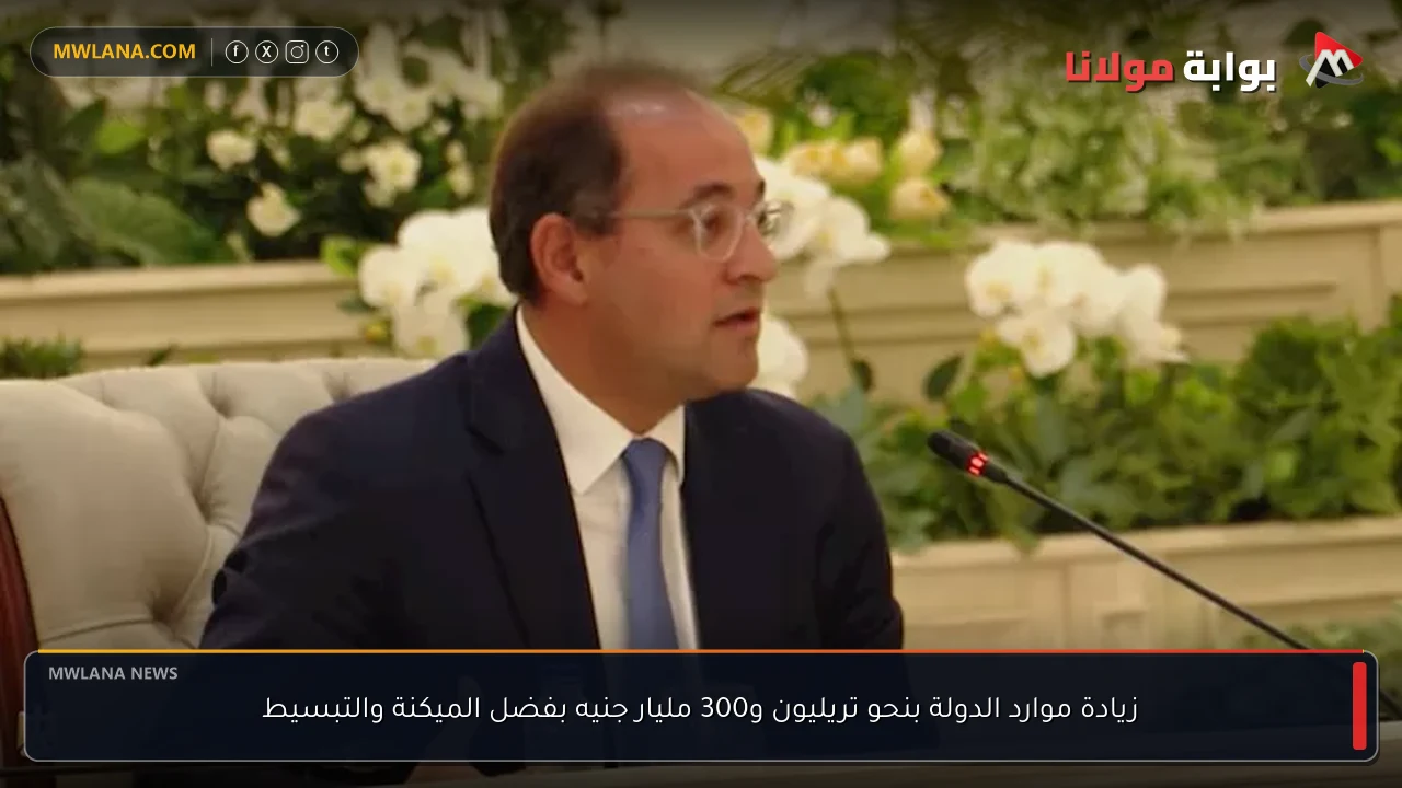 زيادة موارد الدولة بنحو تريليون و300 مليار جنيه بفضل الميكنة والتبسيط