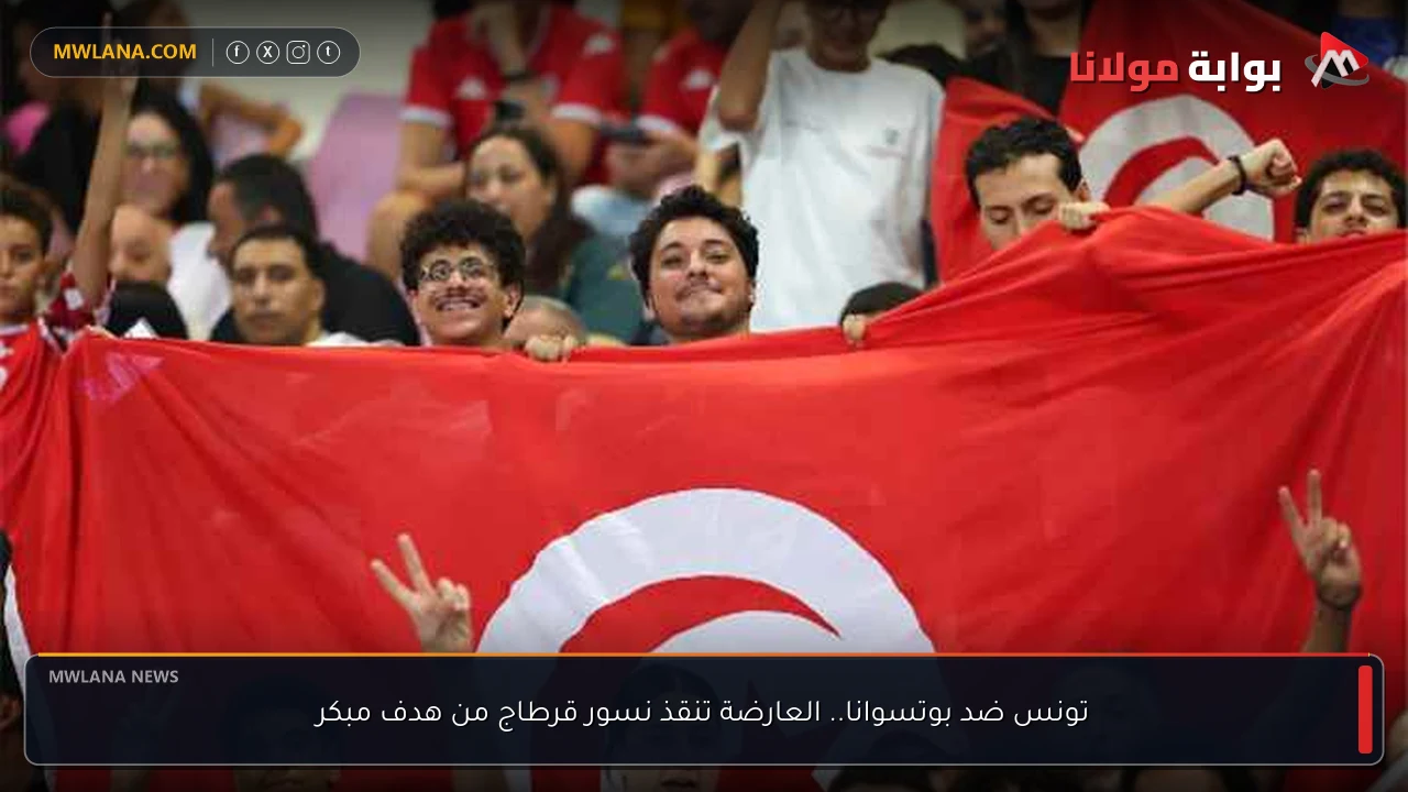 تونس ضد بوتسوانا.. العارضة تنقذ نسور قرطاج من هدف مبكر