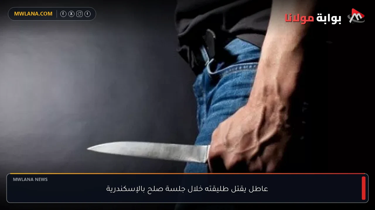 عاطل يقتل طليقته خلال جلسة صلح بالإسكندرية