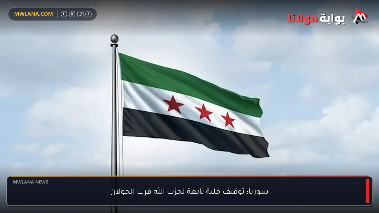 سوريا: توقيف خلية تابعة لحزب الله قرب الجولان