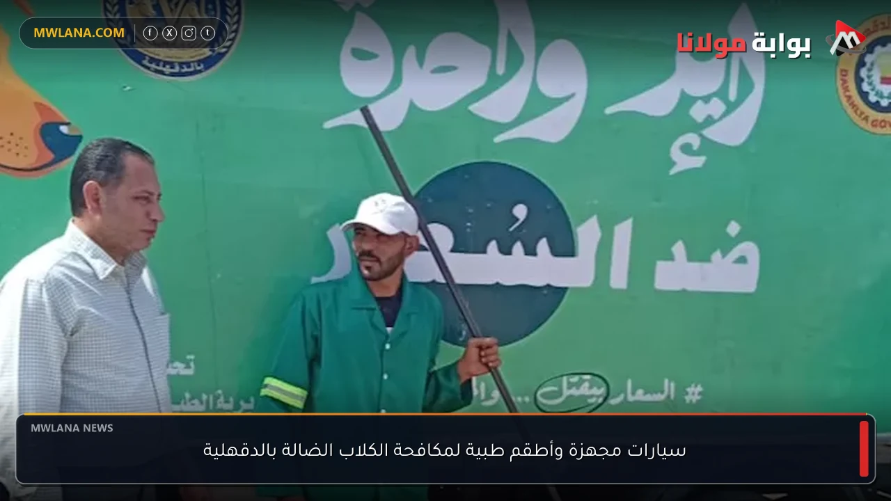 سيارات مجهزة وأطقم طبية لمكافحة الكلاب الضالة بالدقهلية