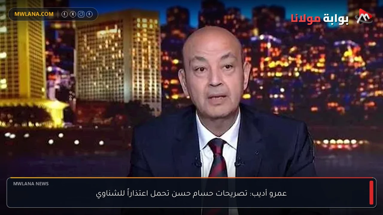 عمرو أديب: تصريحات حسام حسن تحمل اعتذاراً للشناوي