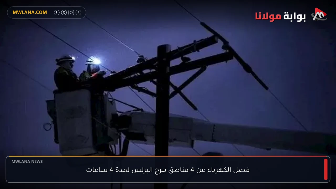 فصل الكهرباء عن 4 مناطق ببرج البرلس لمدة 4 ساعات