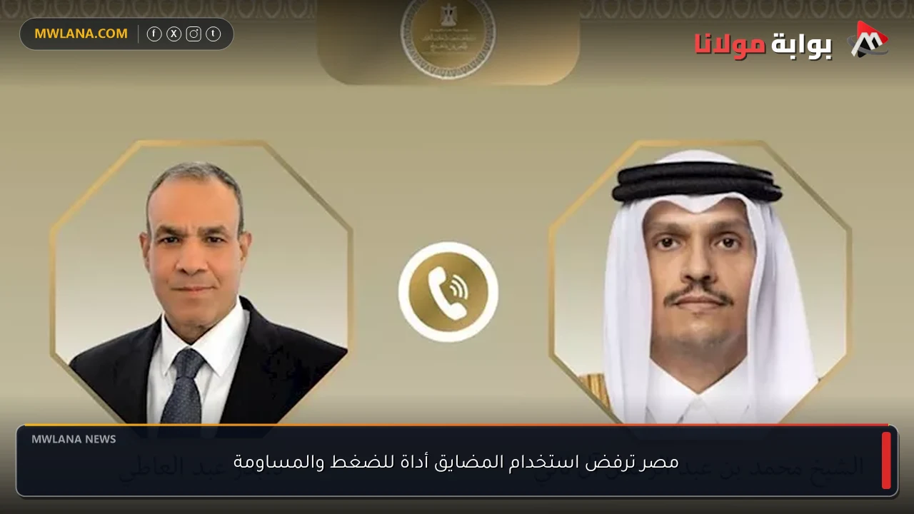مصر ترفض استخدام المضايق أداة للضغط والمساومة