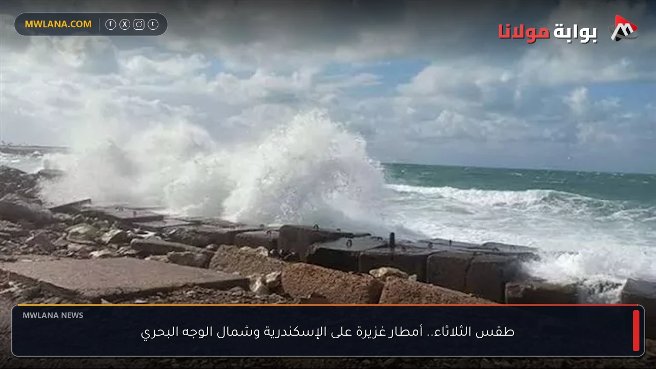 طقس الثلاثاء.. أمطار غزيرة على الإسكندرية وشمال الوجه البحري
