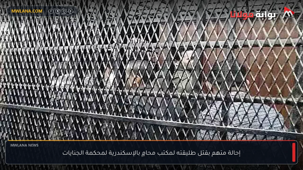 إحالة متهم بقتل طليقته لمكتب محامٍ بالإسكندرية لمحكمة الجنايات