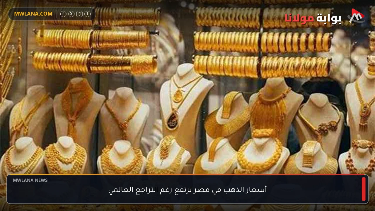 أسعار الذهب في مصر ترتفع رغم التراجع العالمي