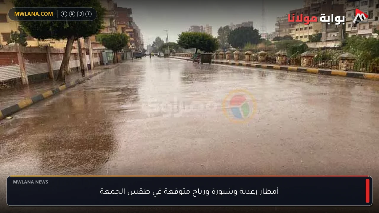 أمطار رعدية وشبورة ورياح متوقعة في طقس الجمعة
