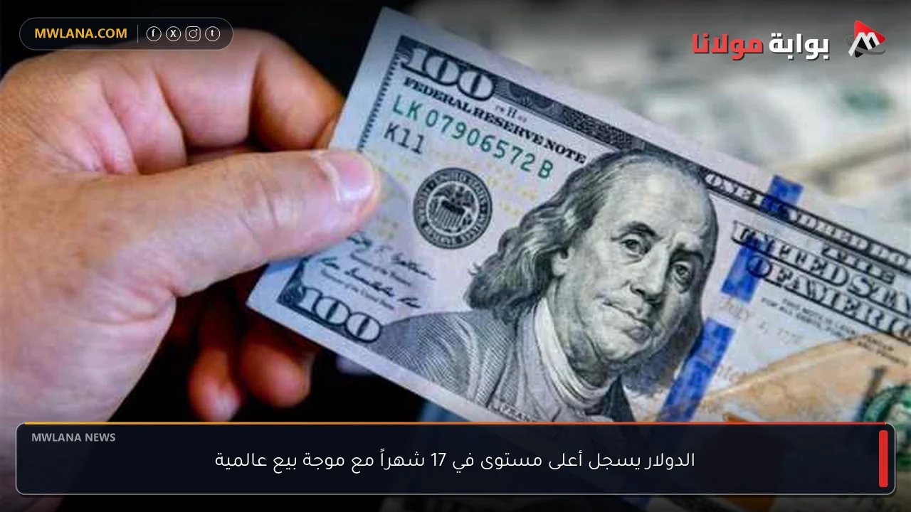 الدولار يسجل أعلى مستوى في 17 شهراً مع موجة بيع عالمية