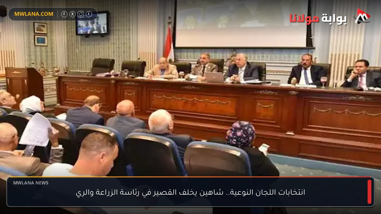انتخابات اللجان النوعية.. شاهين يخلف القصير في رئاسة الزراعة والري