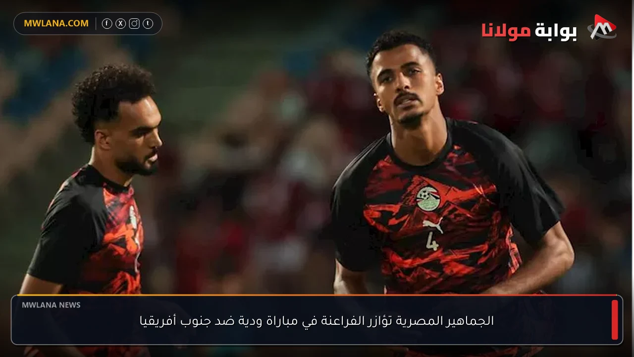 الجماهير المصرية تؤازر الفراعنة في مباراة ودية ضد جنوب أفريقيا
