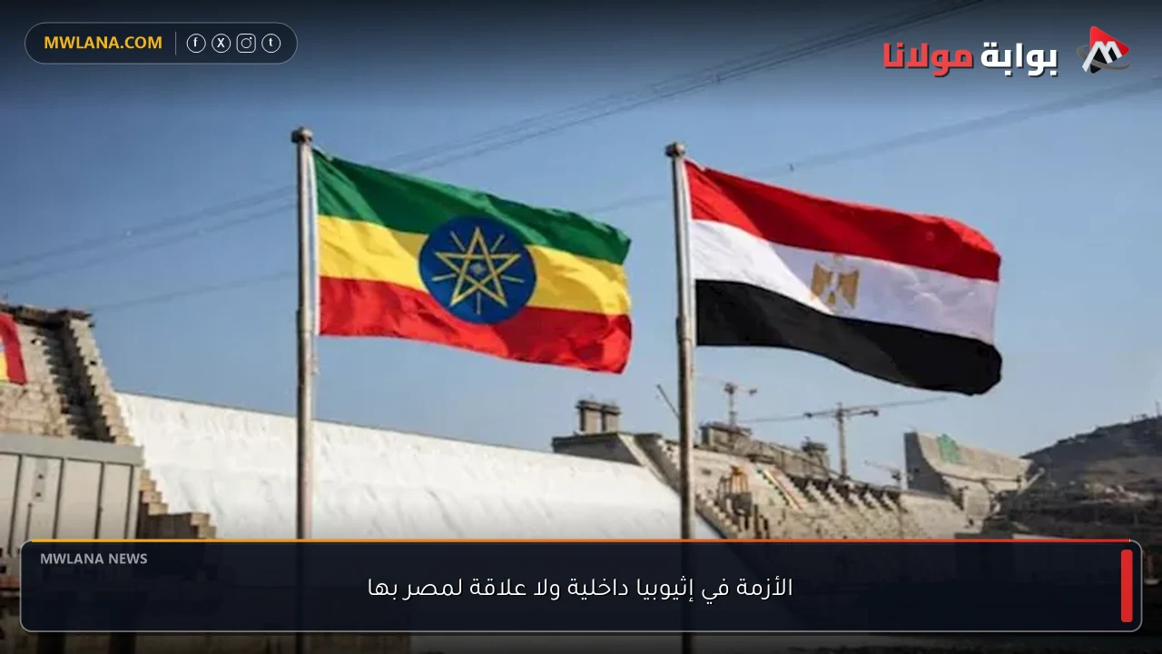 الأزمة في إثيوبيا داخلية ولا علاقة لمصر بها