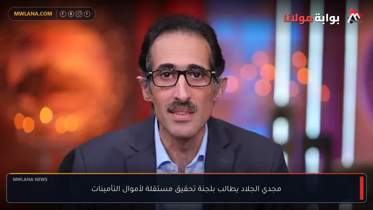 مجدي الجلاد يطالب بلجنة تحقيق مستقلة لأموال التأمينات