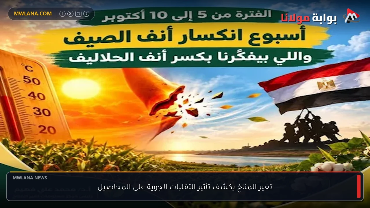 تغير المناخ يكشف تأثير التقلبات الجوية على المحاصيل