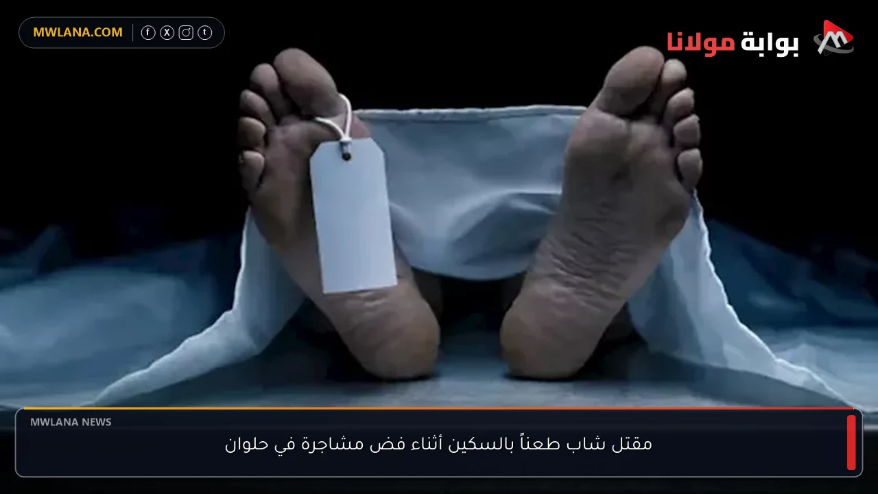 مقتل شاب طعناً بالسكين أثناء فض مشاجرة في حلوان