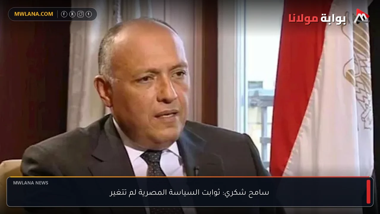 سامح شكري: ثوابت السياسة المصرية لم تتغير