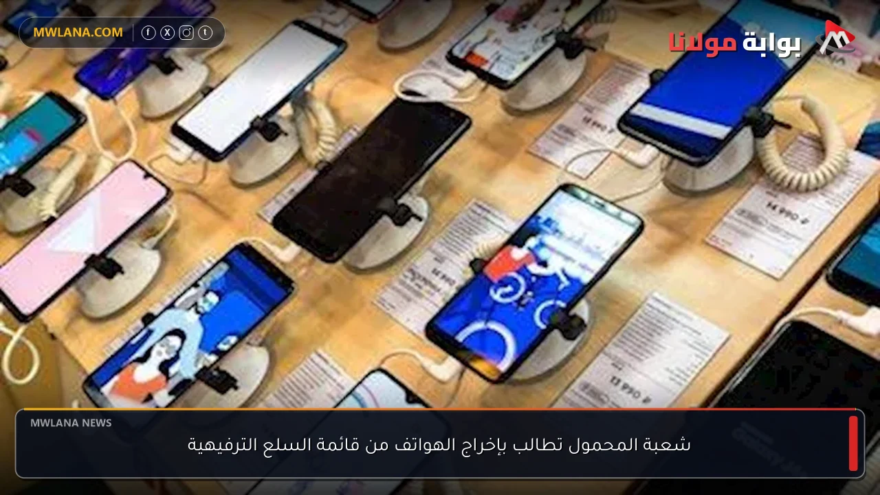 شعبة المحمول تطالب بإخراج الهواتف من قائمة السلع الترفيهية