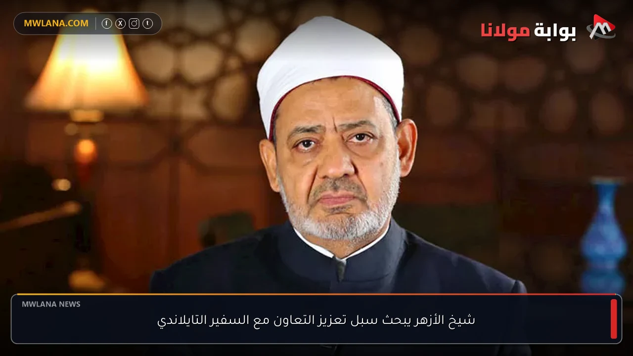 شيخ الأزهر يبحث سبل تعزيز التعاون مع السفير التايلاندي
