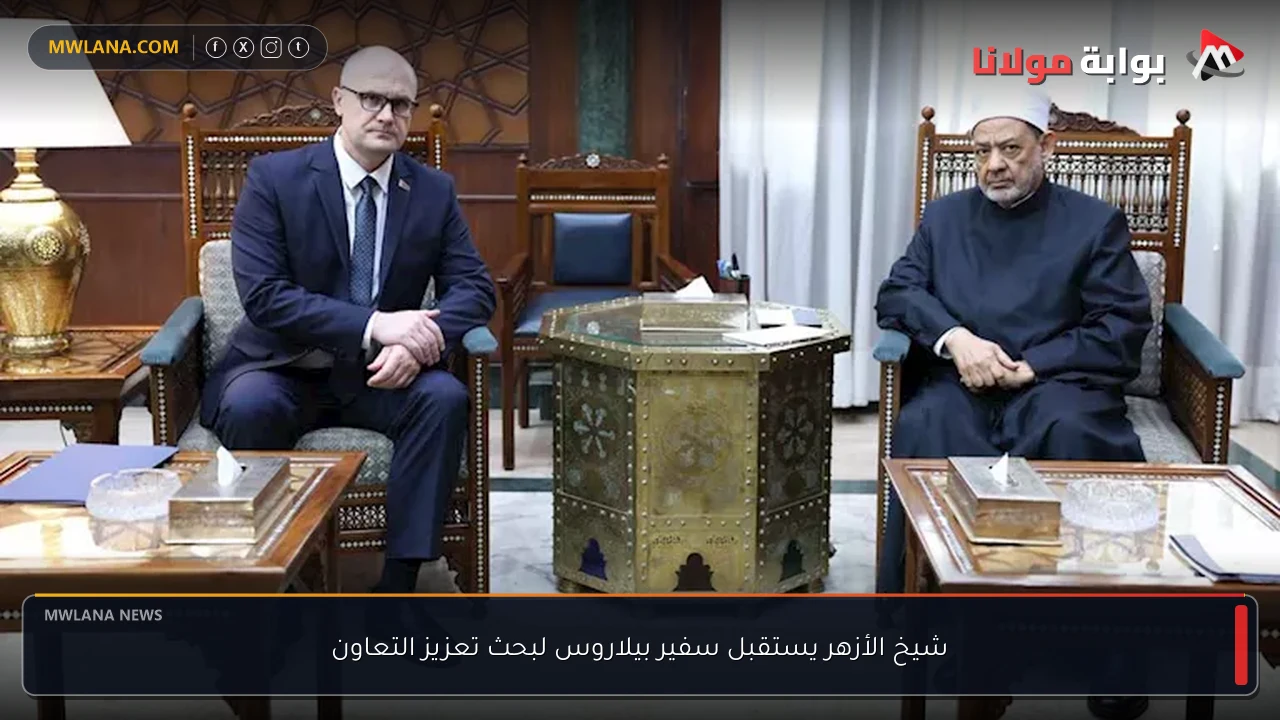 شيخ الأزهر يستقبل سفير بيلاروس لبحث تعزيز التعاون