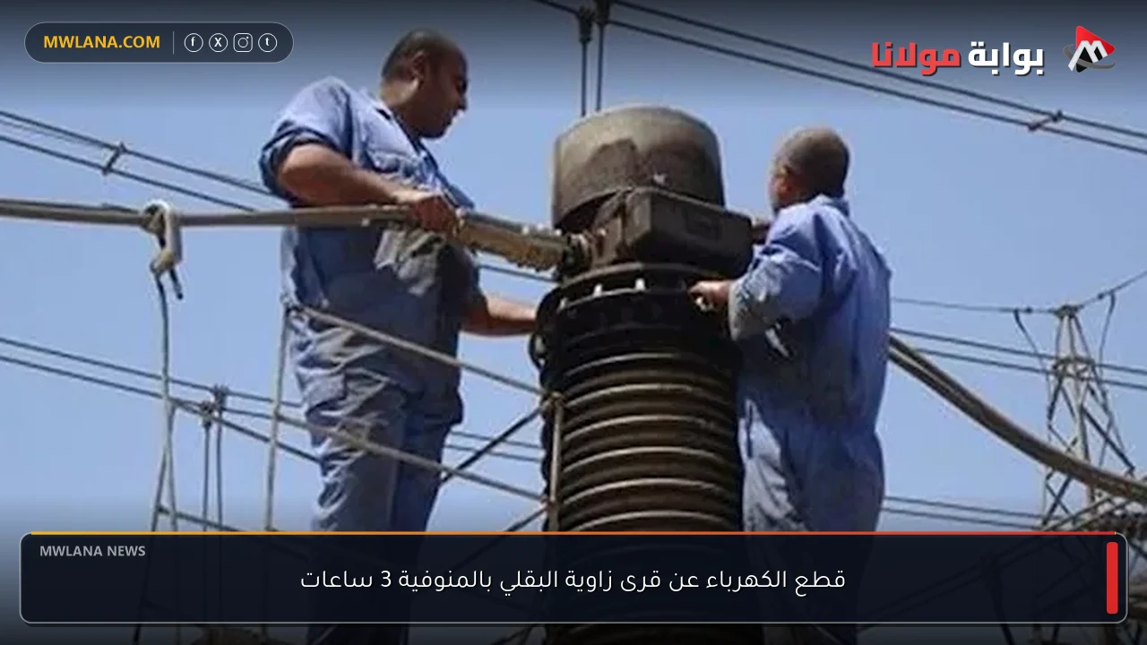 قطع الكهرباء عن قرى زاوية البقلي بالمنوفية 3 ساعات