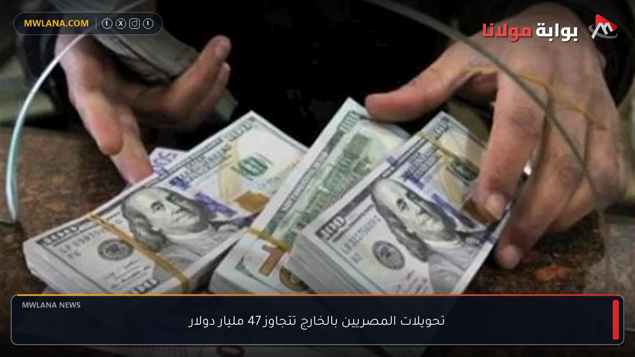 تحويلات المصريين بالخارج تتجاوز 47 مليار دولار