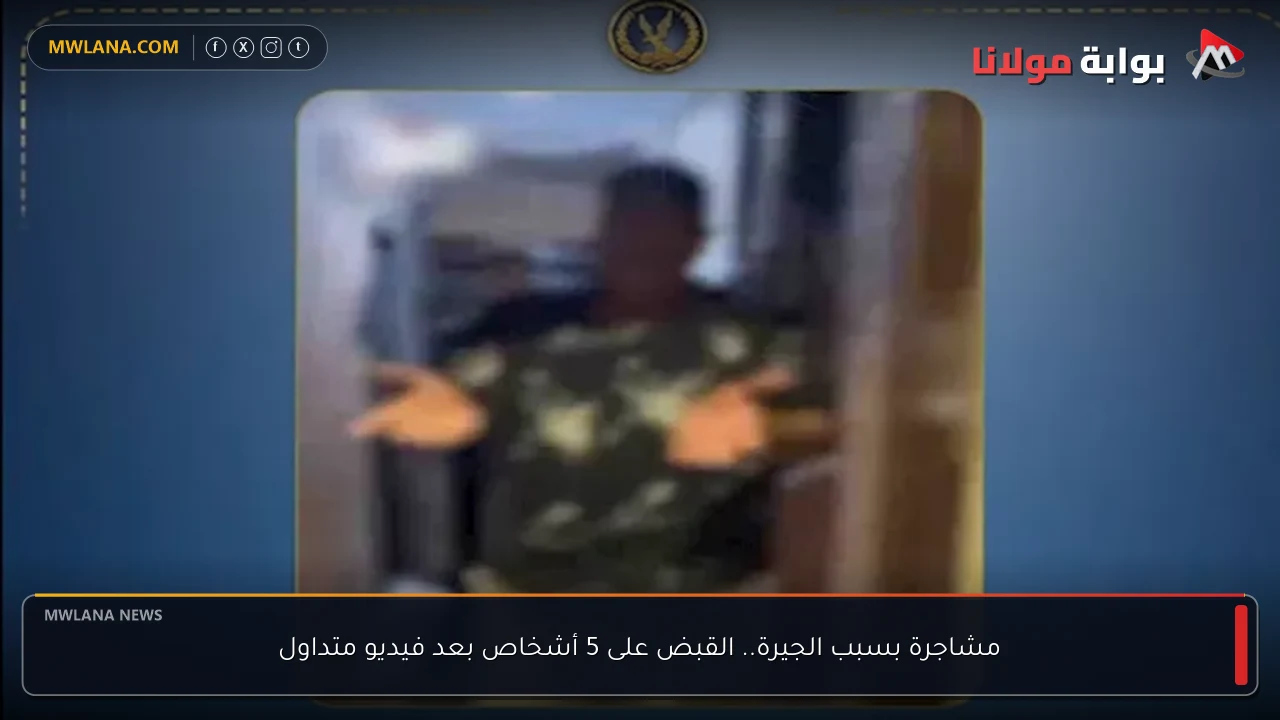 مشاجرة بسبب الجيرة.. القبض على 5 أشخاص بعد فيديو متداول
