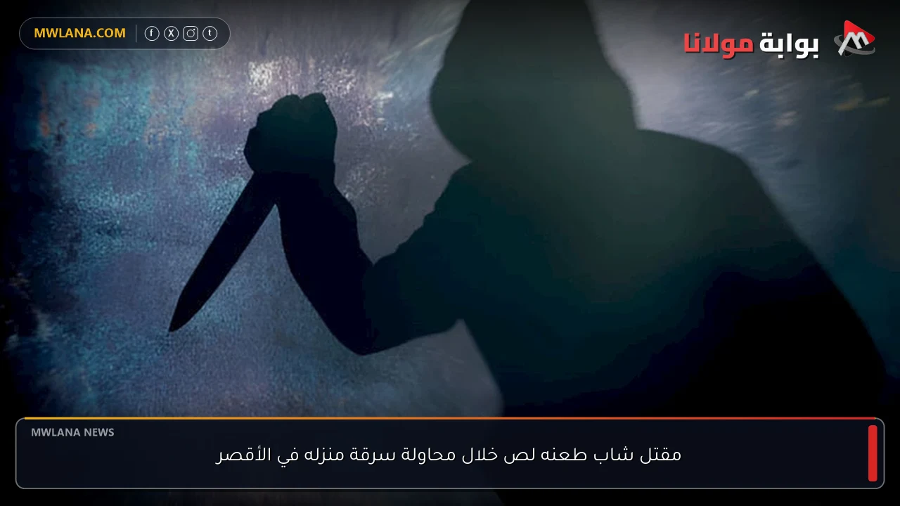 مقتل شاب طعنه لص خلال محاولة سرقة منزله في الأقصر