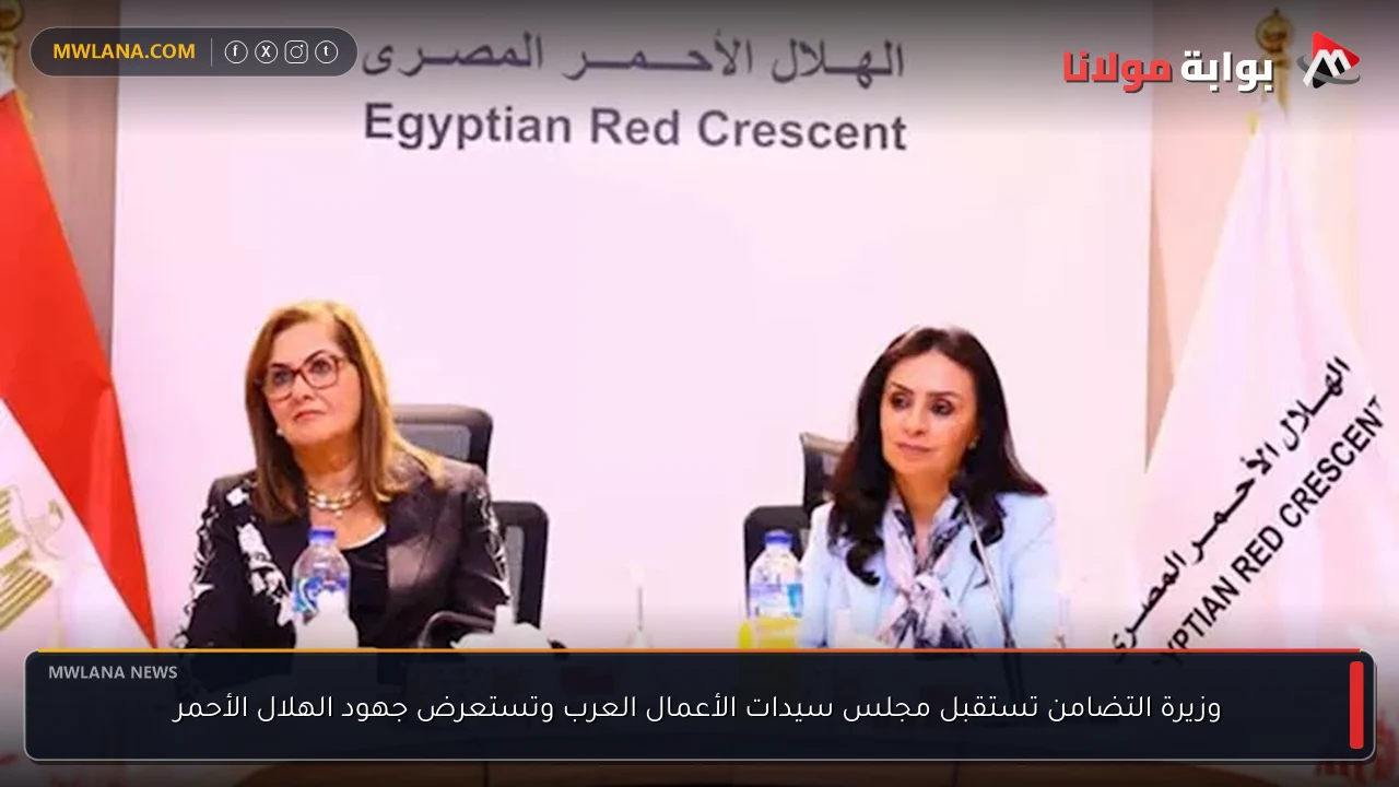 وزيرة التضامن تستقبل مجلس سيدات الأعمال العرب وتستعرض جهود الهلال الأحمر